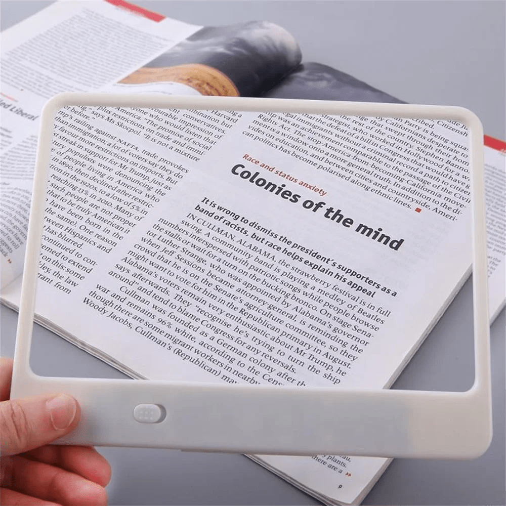 VISIONAID - Loupe éclairée LED 3x pour une lecture confortable