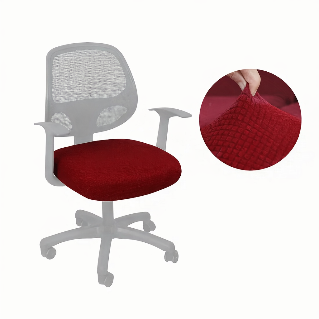 OFFICEGUARD – Housse Élastique Fendue pour un Siège Propre et Protégé