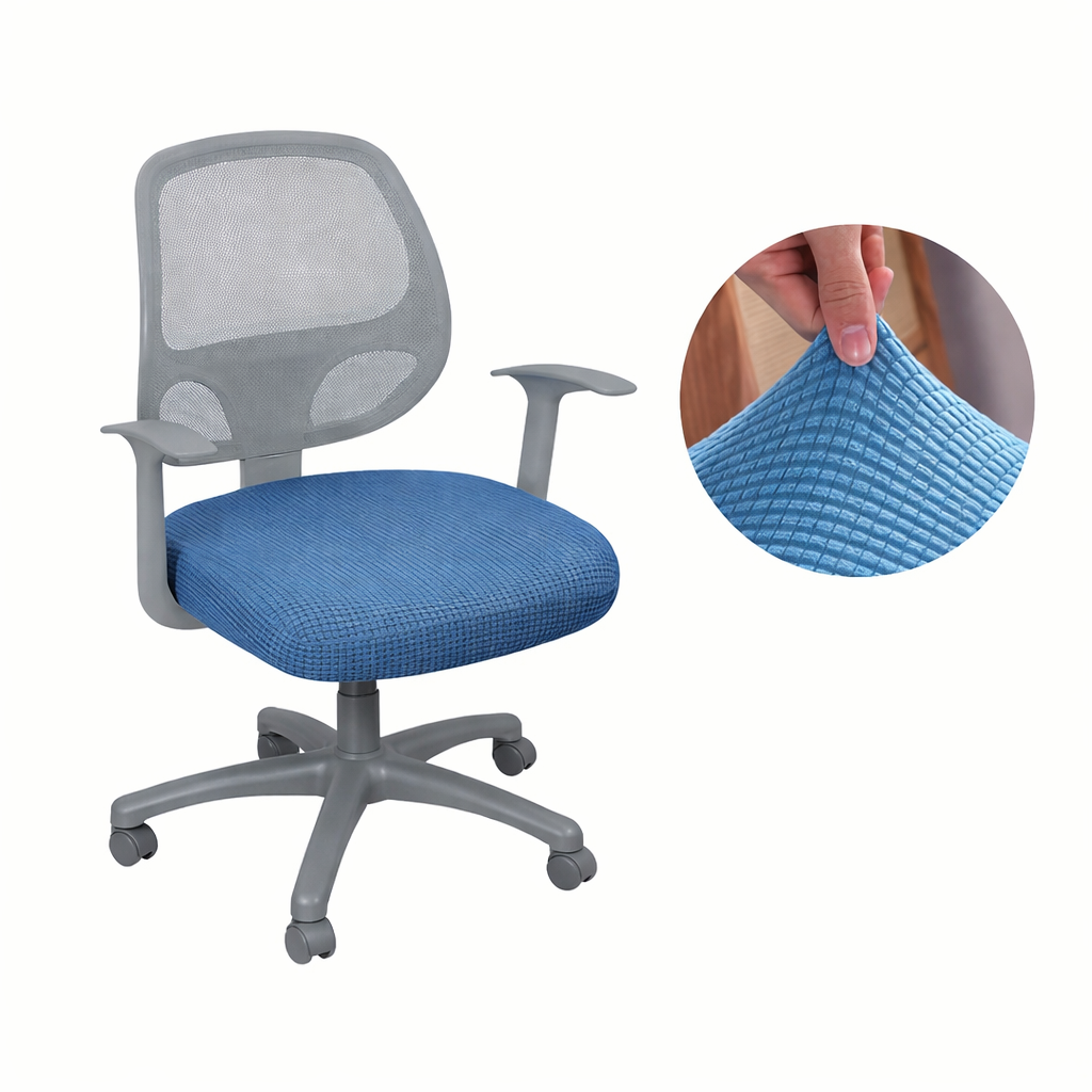 OFFICEGUARD – Housse Élastique Fendue pour un Siège Propre et Protégé