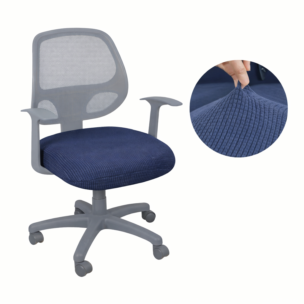 OFFICEGUARD – Housse Élastique Fendue pour un Siège Propre et Protégé