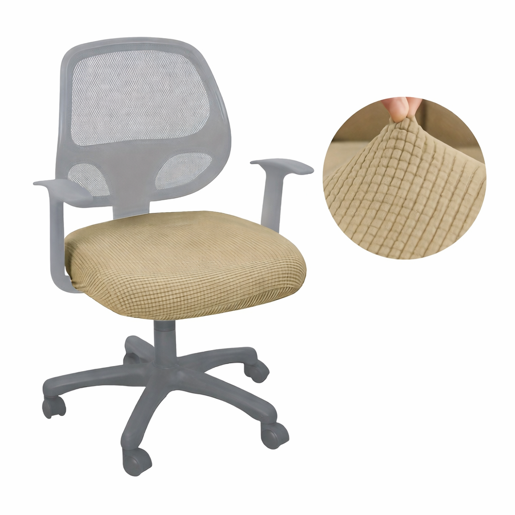 OFFICEGUARD – Housse Élastique Fendue pour un Siège Propre et Protégé