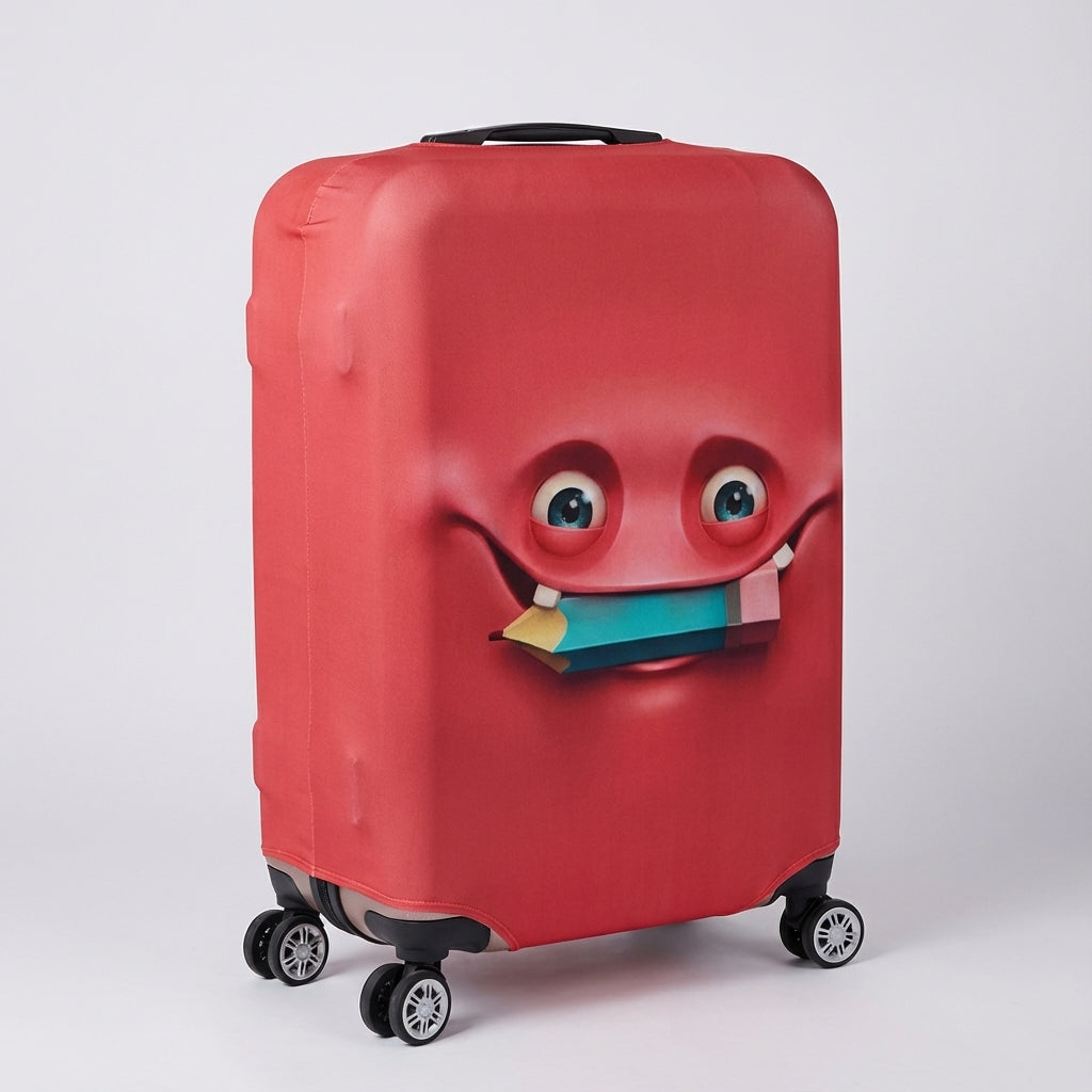 Housse de bagage élastique avec impression – SmileGuard