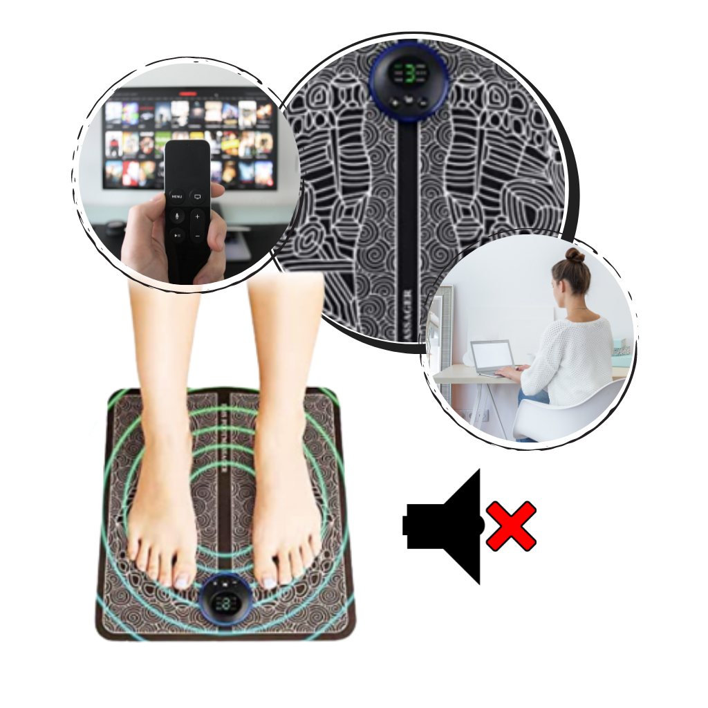 Appareil de massage des pieds EMS rajeunissant – Détente et soulagement de la douleur pour vos pieds