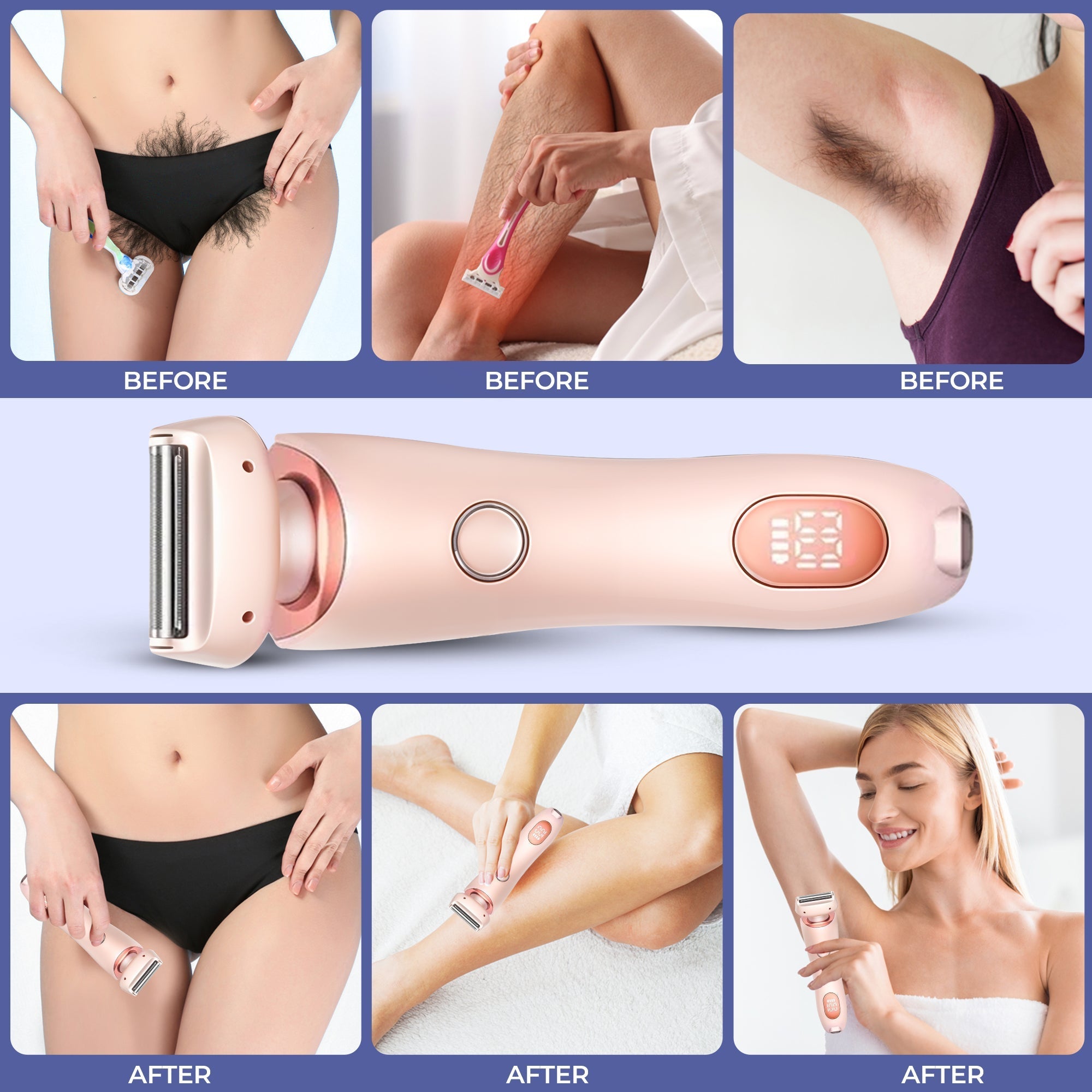 SMOOTHSKIN – Rasoir Électrique Portable