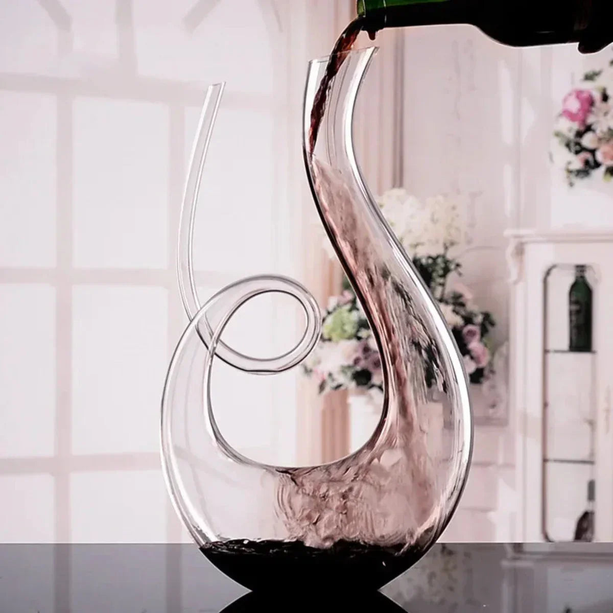 Carafe à Vin Élégante - Cristal Sans Plomb 750 ml pour une Expérience Vin Stylée