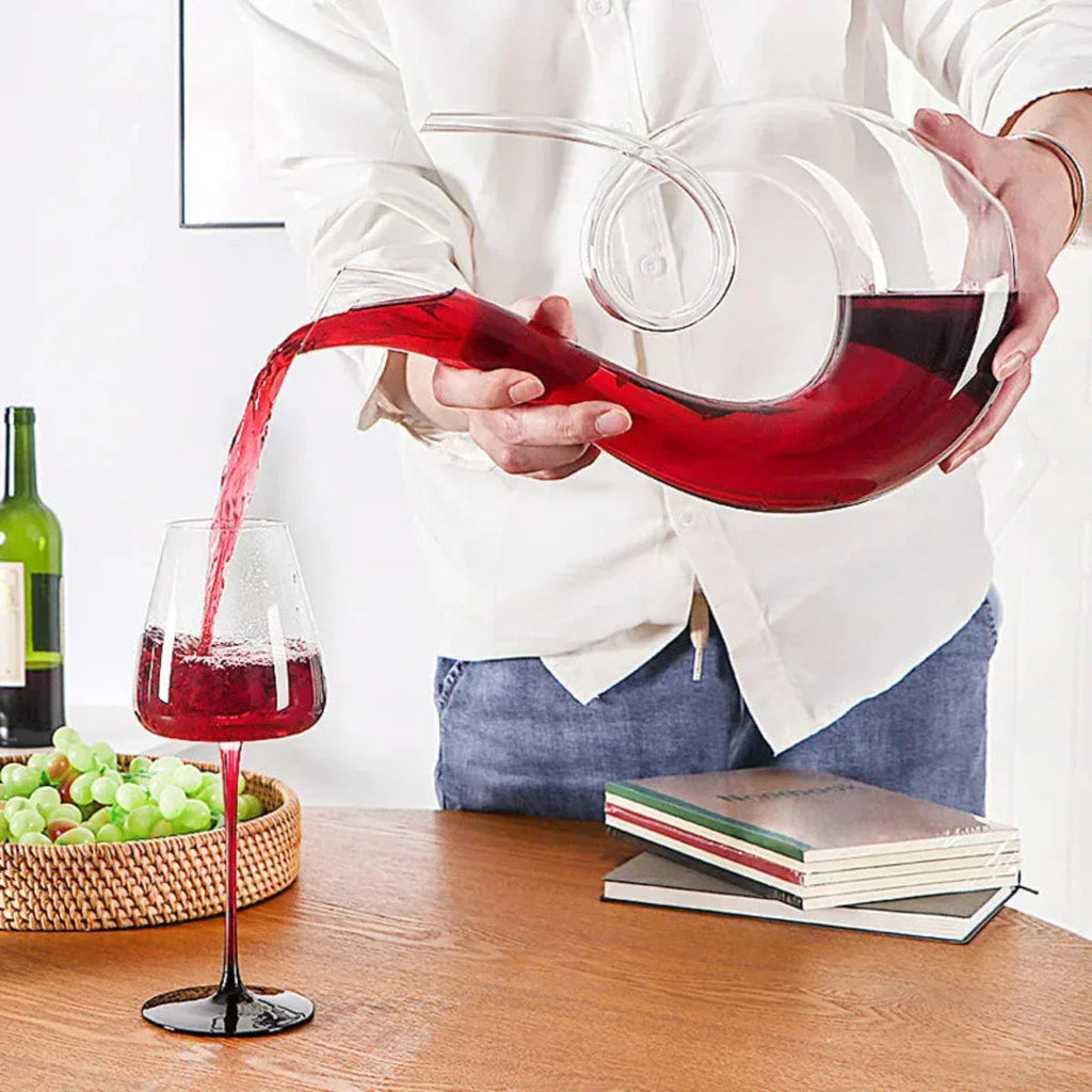 Carafe à Vin Élégante - Cristal Sans Plomb 750 ml pour une Expérience Vin Stylée