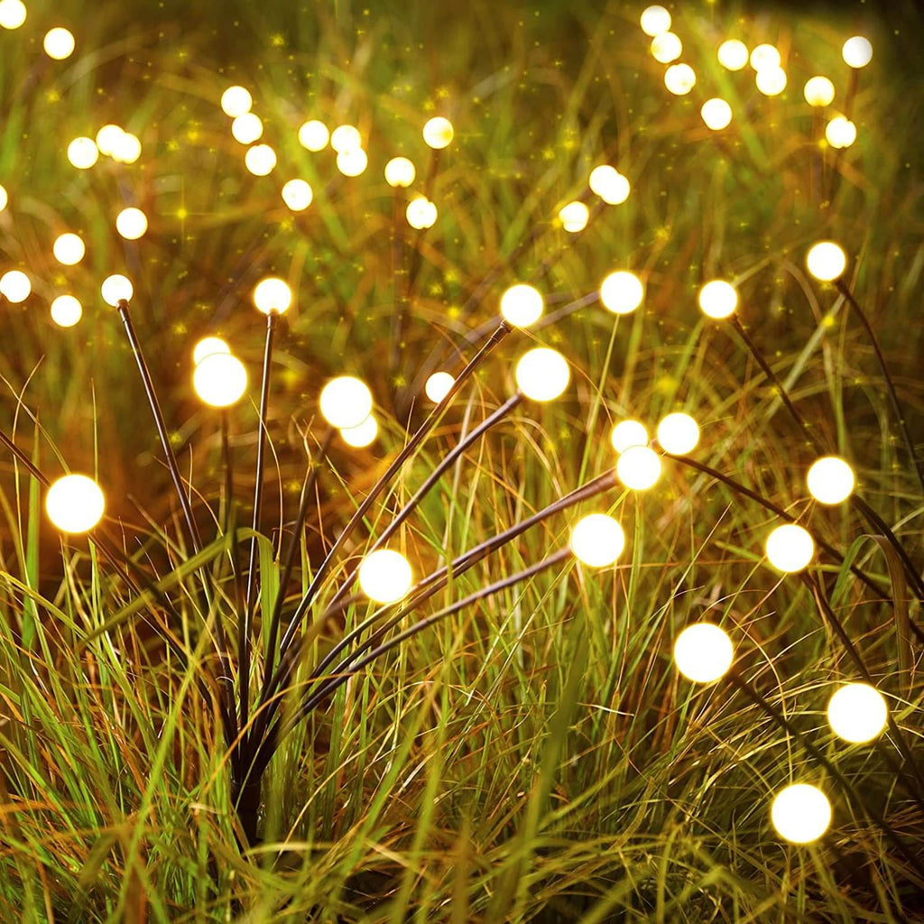 Luminaires de Jardin Solaires Élégants | Éclairage Extérieur Étanche avec 120 Lumens pour Jardins ou Terrasses Éblouissants