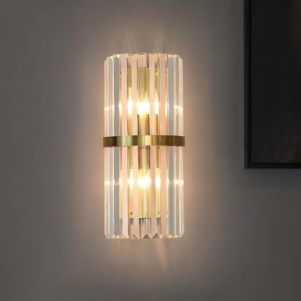 Applique Murale Élégante en Acier Inoxydable pour Salon ou Chambre
