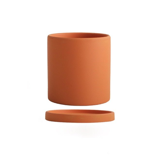 HOMELEAF - Pot de Fleurs en Céramique Blanche Élégant & Pièce de Décor Minimaliste