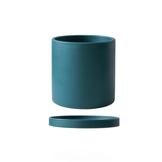 HOMELEAF - Pot de Fleurs en Céramique Blanche Élégant & Pièce de Décor Minimaliste