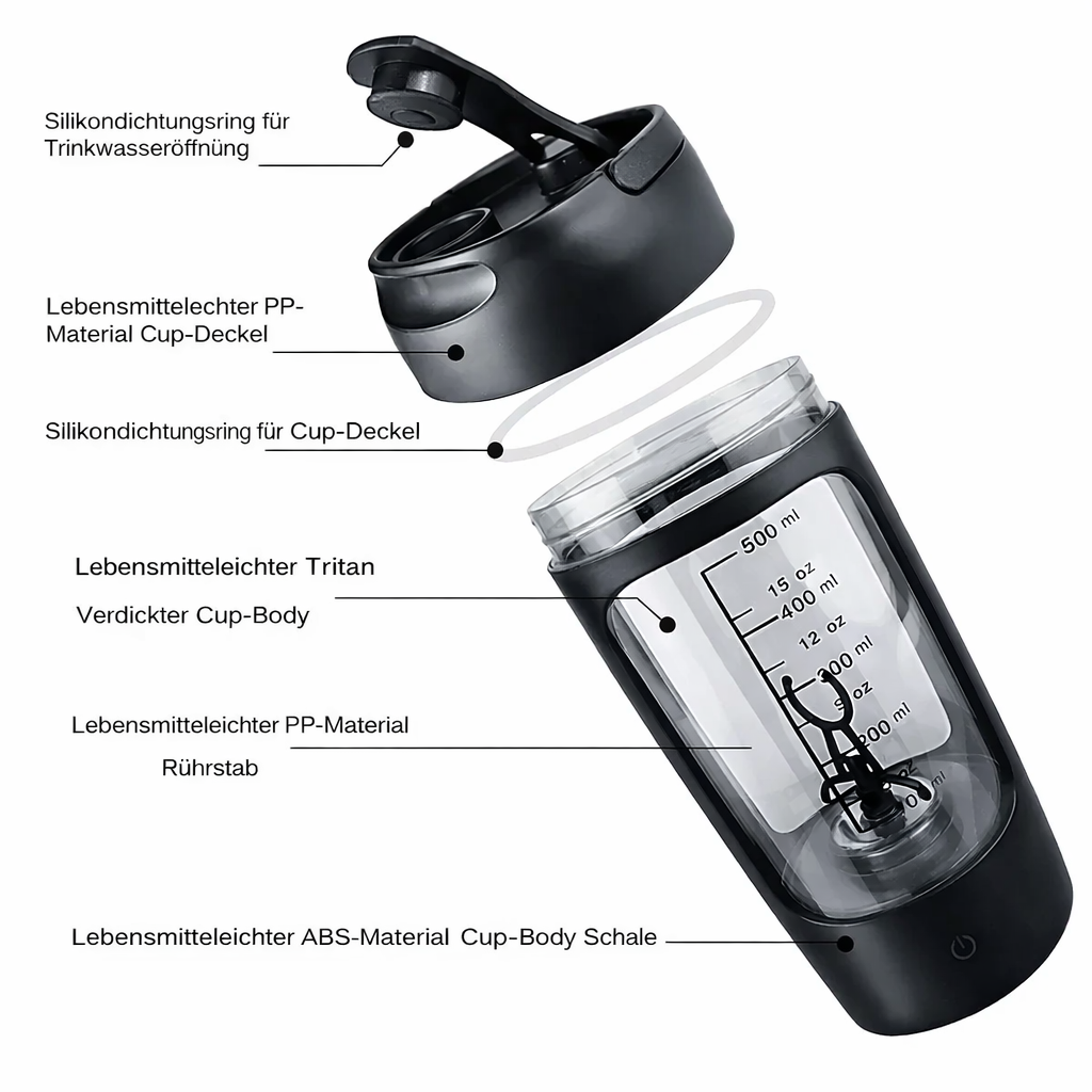 Shaker à Protéine Électrique | Tasses Auto-Mélangeuses | Tasse Mixeur USB | BlendGo