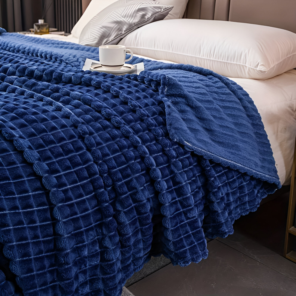NordicNest Plaid – Ultra Doux & Chaud Couverture – Motif à Carreaux