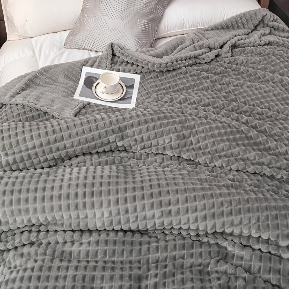 NordicNest Plaid – Ultra Doux & Chaud Couverture – Motif à Carreaux