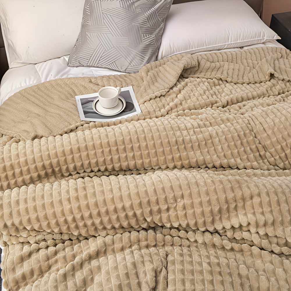 NordicNest Plaid – Ultra Doux & Chaud Couverture – Motif à Carreaux
