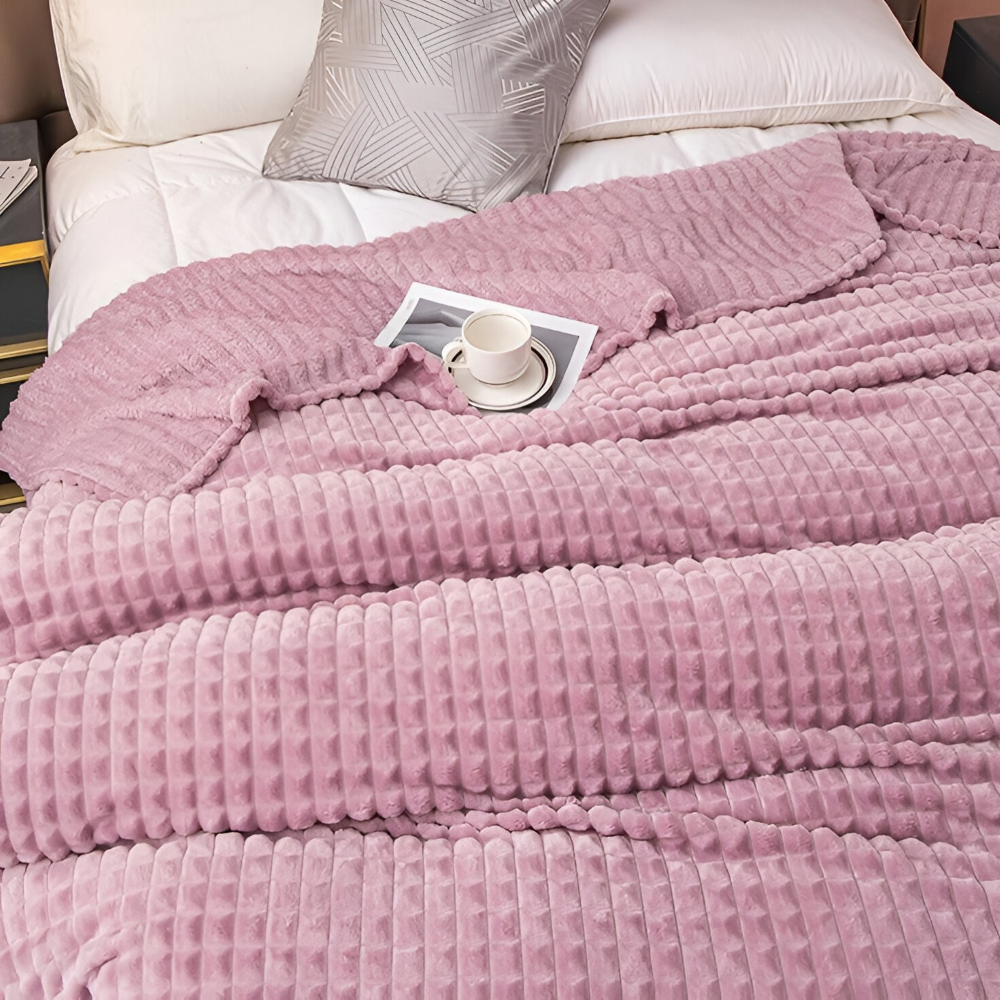 NordicNest Plaid – Ultra Doux & Chaud Couverture – Motif à Carreaux