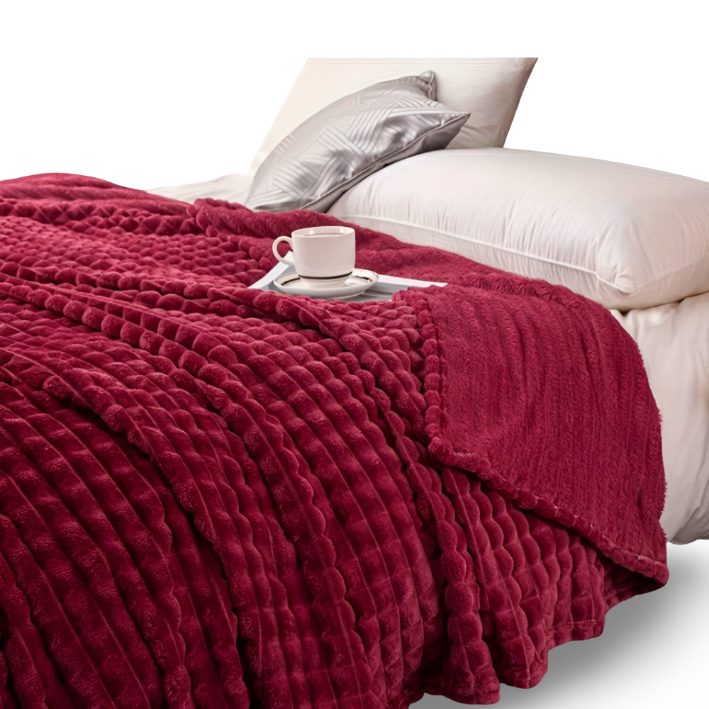 NordicNest Plaid – Ultra Doux & Chaud Couverture – Motif à Carreaux