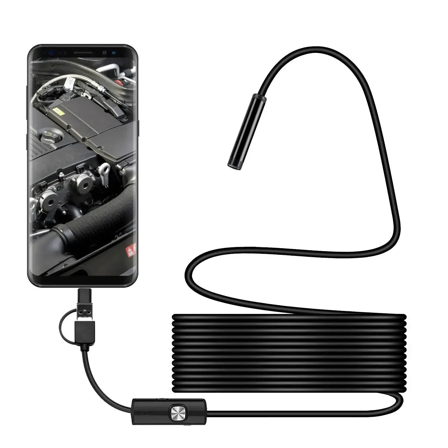 Caméra endoscopique | Caméra d'inspection étanche | Vision HD avec lumière LED | ScopeMate