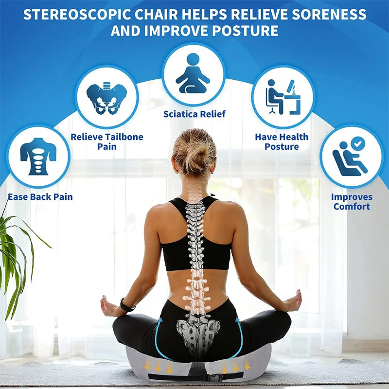 COMFYCURVE – Coussin de confort pour soulager la pression sur le coccyx