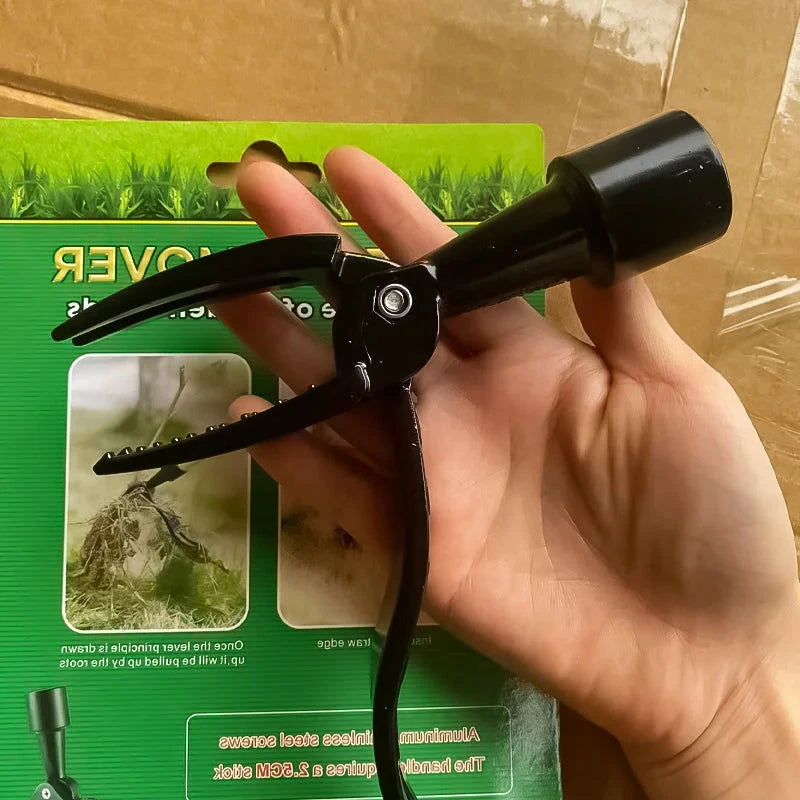 FARMCRAFT - Arracheur de Mauvaises Herbes Ergonomique à Long Manche pour un Entretien Facile de la Pelouse