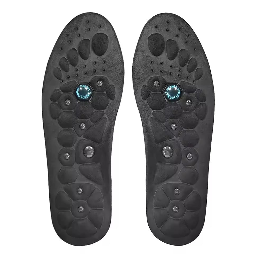 Semelles Magnétiques Ergonomiques pour l'Acupression – Confort et Soulagement pour les Pieds Fatigués