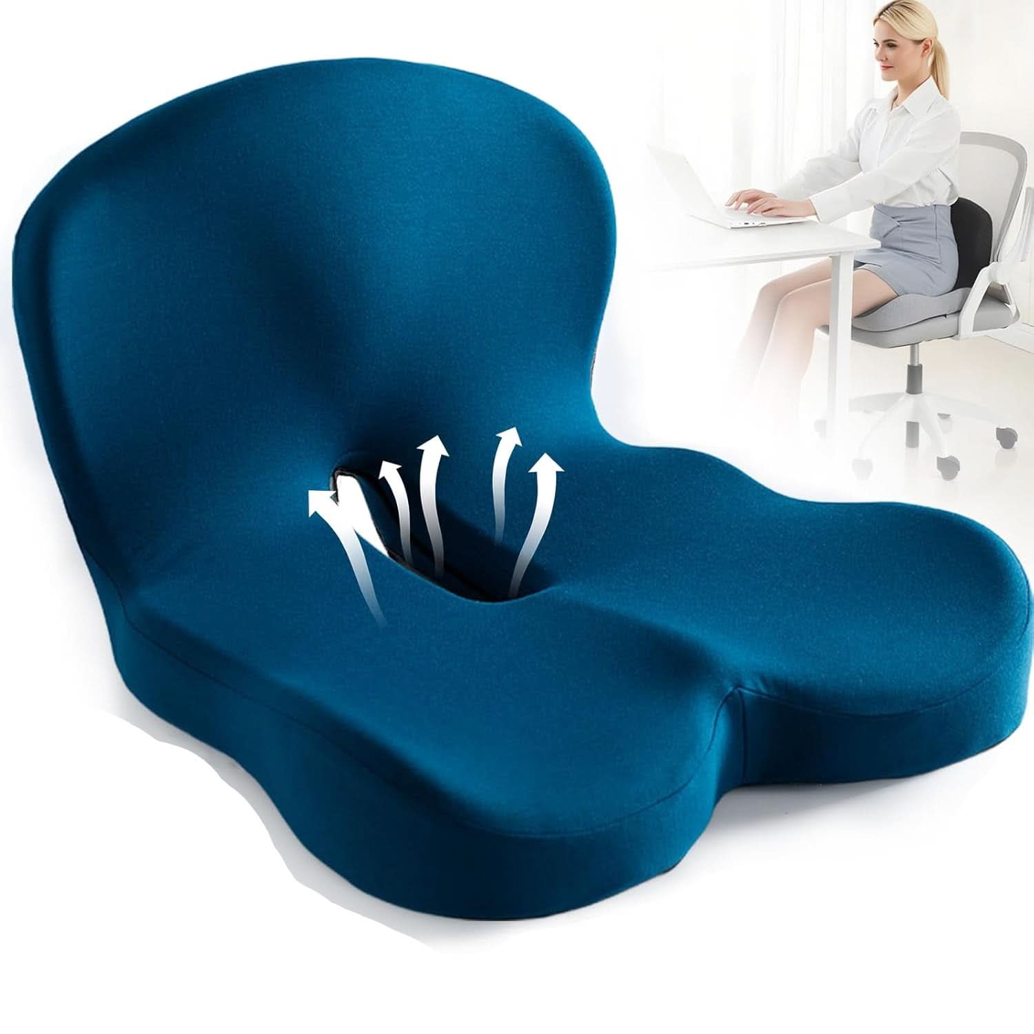 ERGOCOMFORT PAD – Coussin en mousse à mémoire premium pour posture et confort