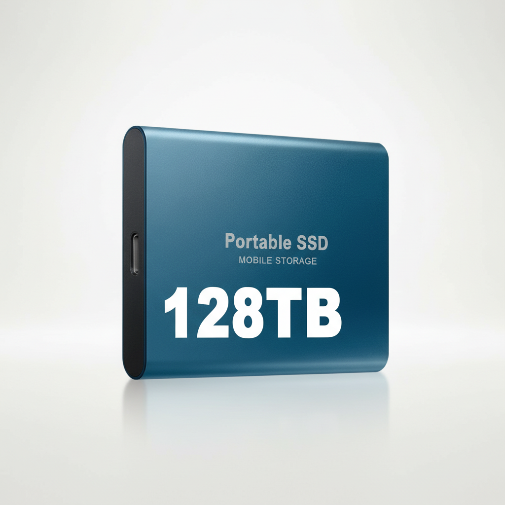 SSD Externe de 128 Go | Sauvegarde Rapide des Données | Connexion USB C | DataPulse