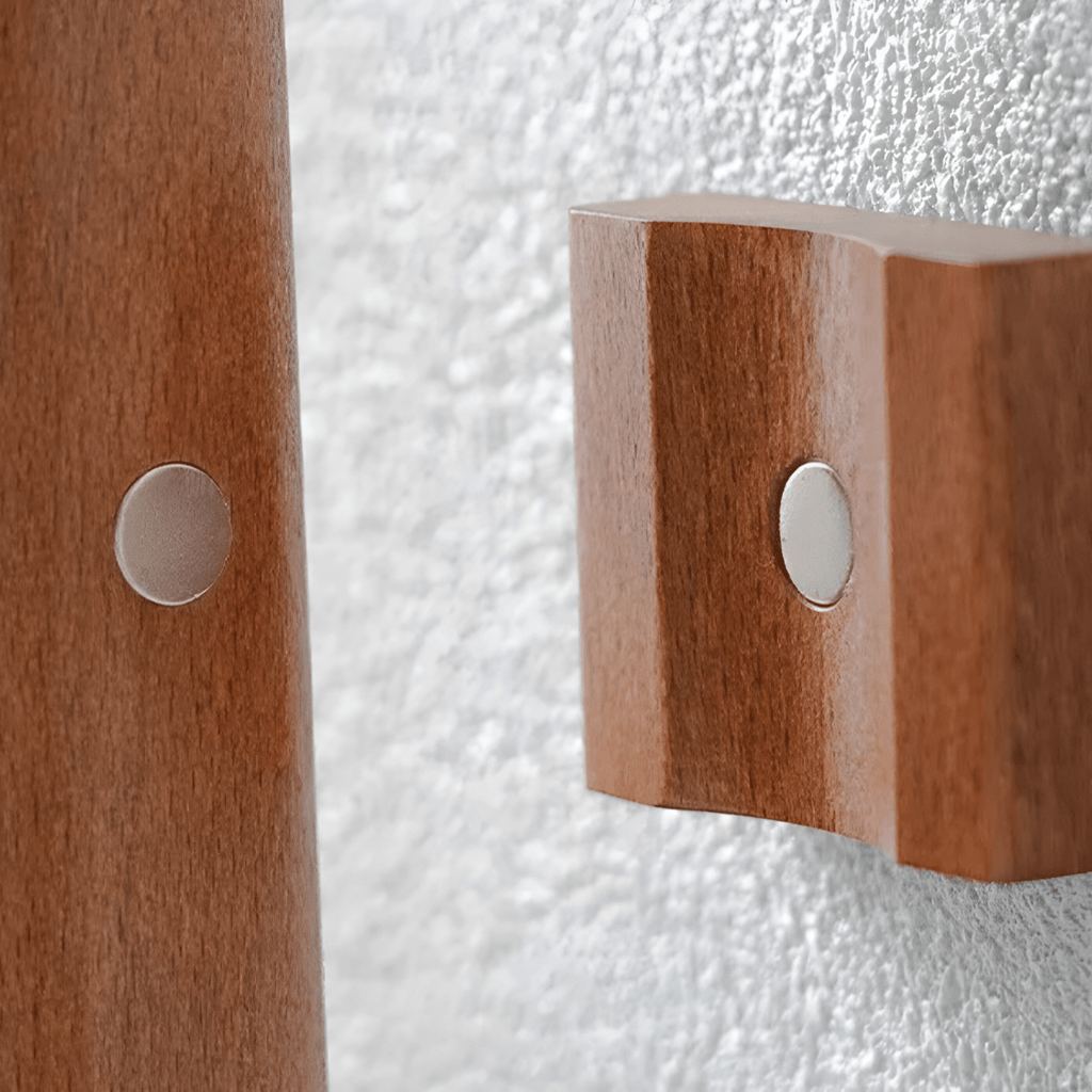 HEELGLIDE - Cuillère à chaussures en bois extra-longue avec poignée ergonomique et rangement magnétique pour un confort de port de chaussures sans effort et en position debout
