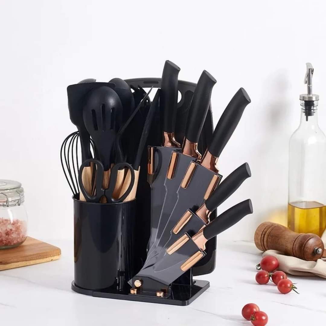 Ensemble d'ustensiles de cuisine de 19 pièces