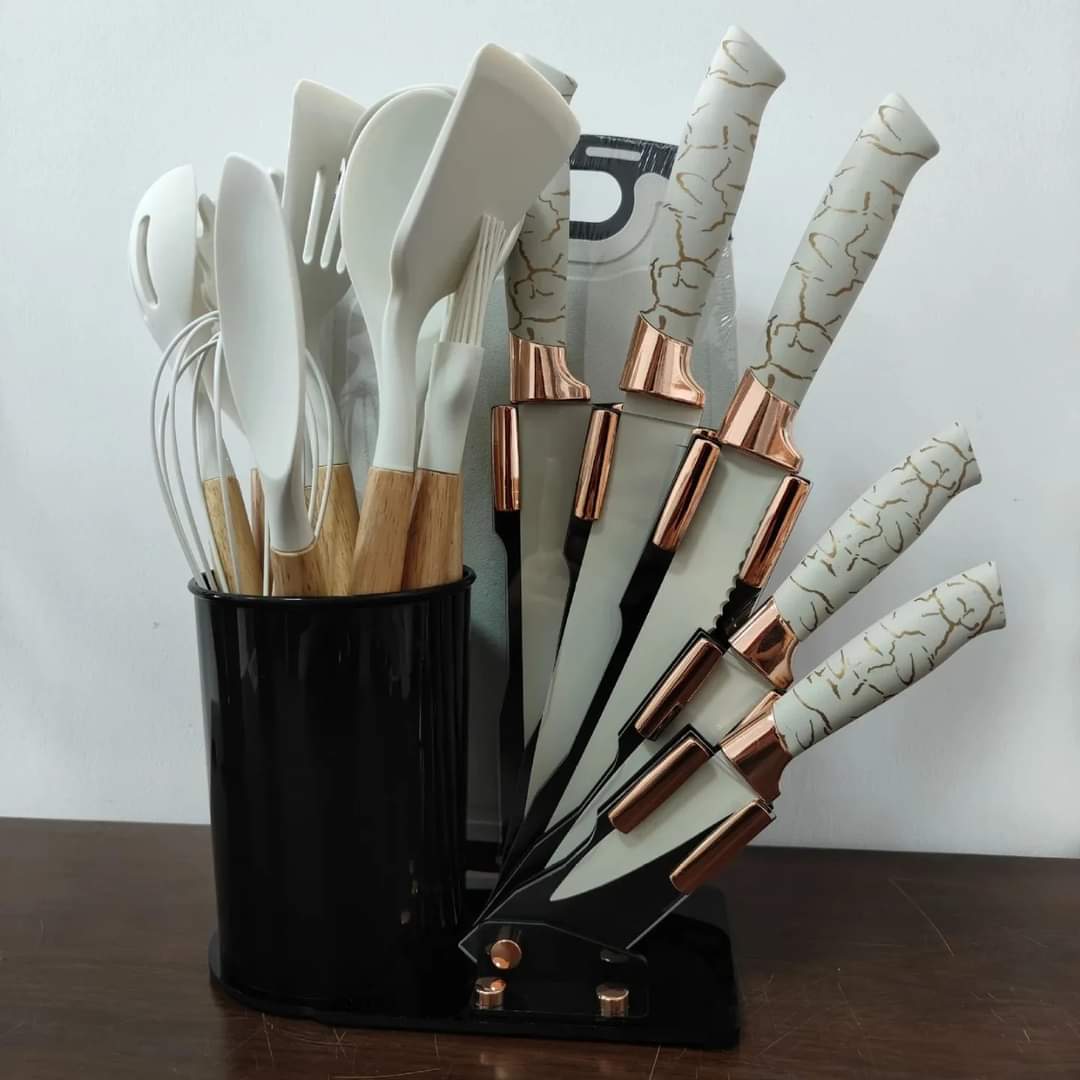 Ensemble d'ustensiles de cuisine de 19 pièces