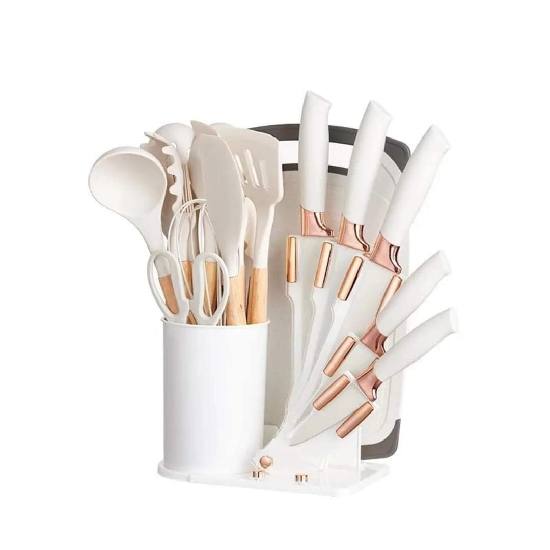 Ensemble d'ustensiles de cuisine de 19 pièces