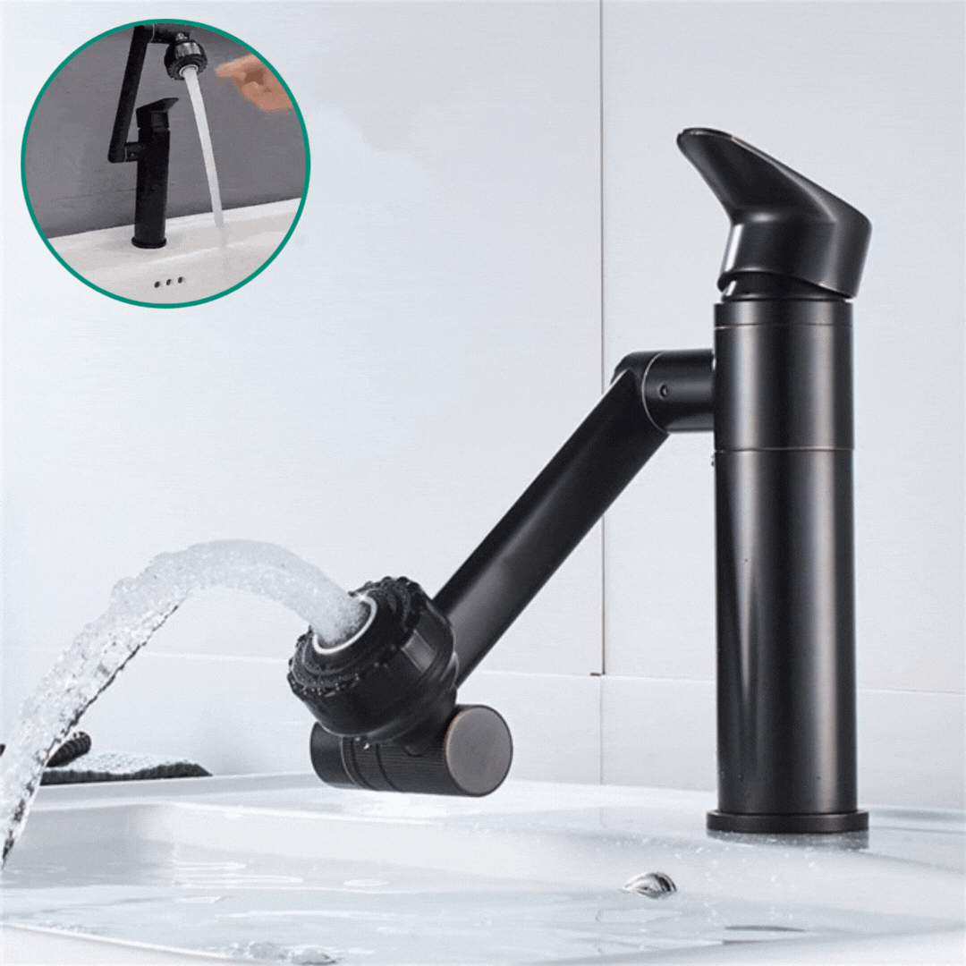 WATERWISE - Robinet Rotatif à 360° avec Modes Spray et Jet