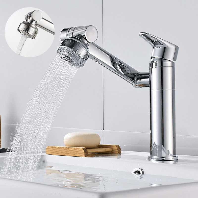WATERWISE - Robinet Rotatif à 360° avec Modes Spray et Jet