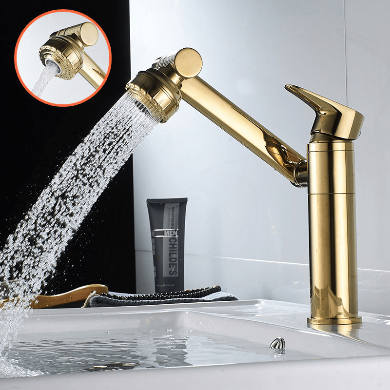 WATERWISE - Robinet Rotatif à 360° avec Modes Spray et Jet