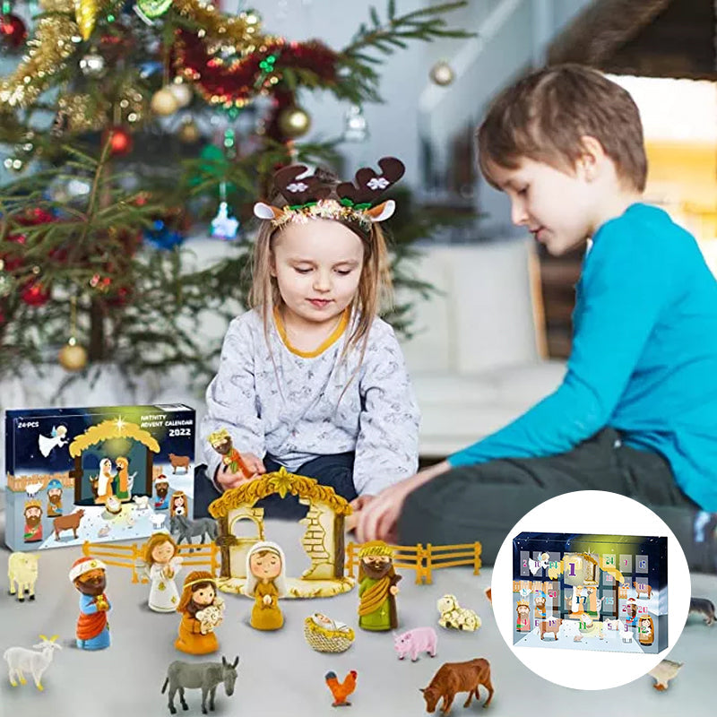 Calendrier de l'Avent Crèche de Noël - Pour une expérience de Noël magique