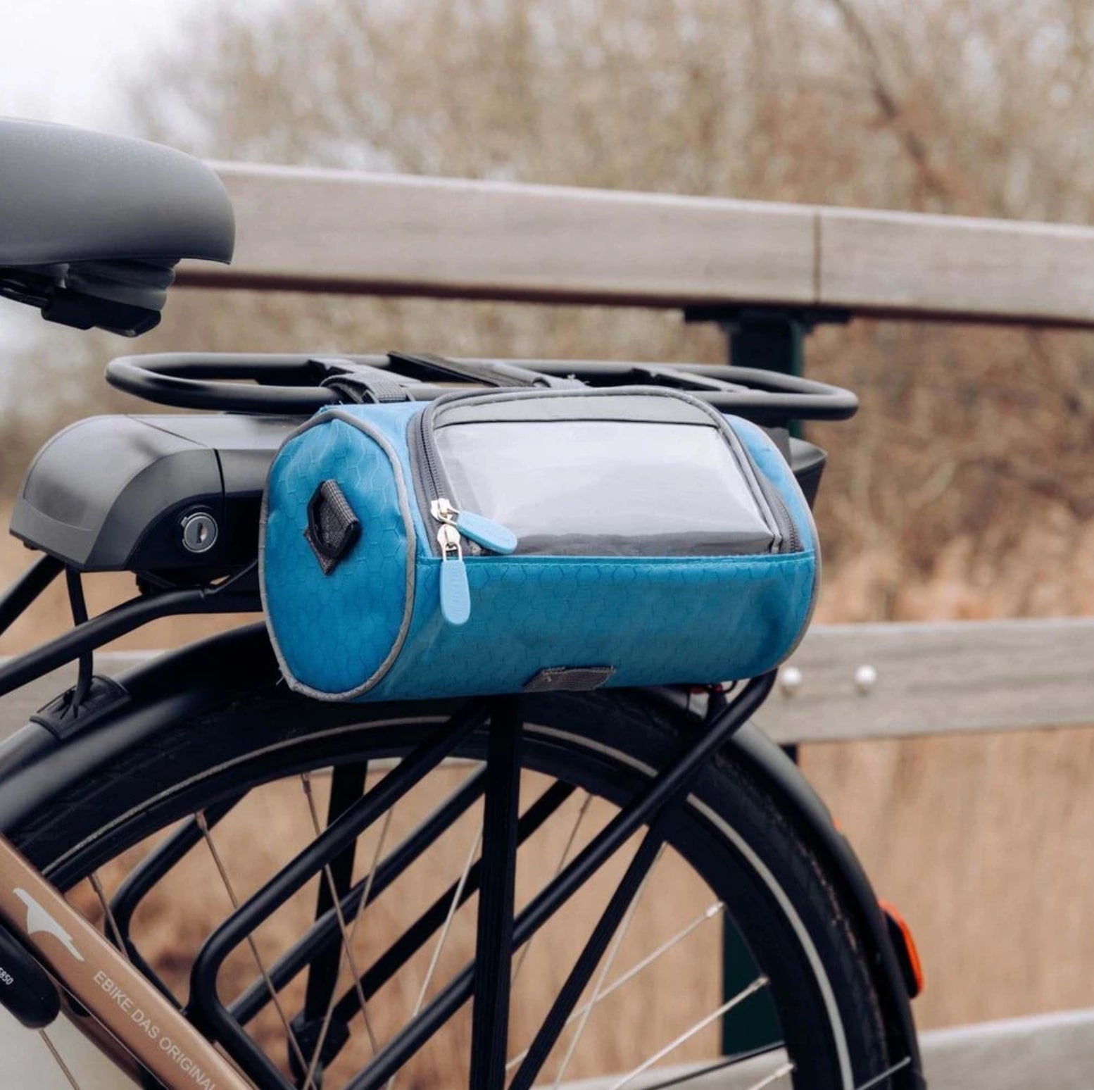CYCLORA – Sac de rangement pour vélo avec écran tactile pour un accès pratique en cours de route