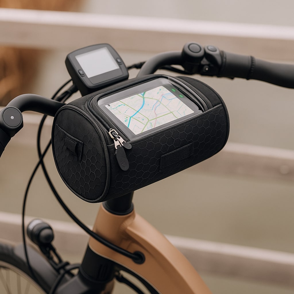CYCLORA – Sac de rangement pour vélo avec écran tactile pour un accès pratique en cours de route