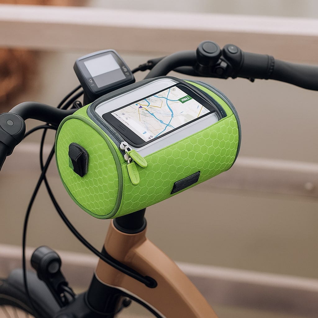 CYCLORA – Sac de rangement pour vélo avec écran tactile pour un accès pratique en cours de route
