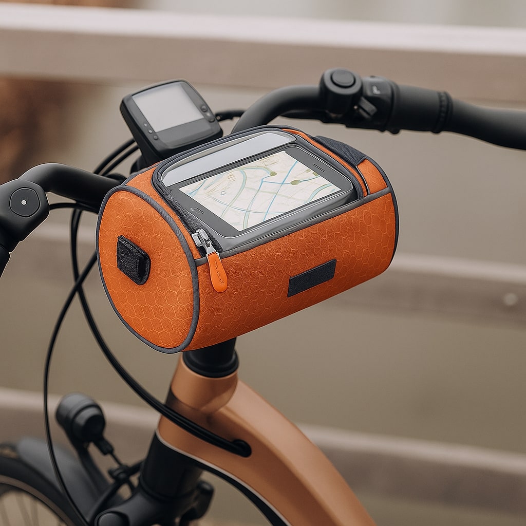CYCLORA – Sac de rangement pour vélo avec écran tactile pour un accès pratique en cours de route