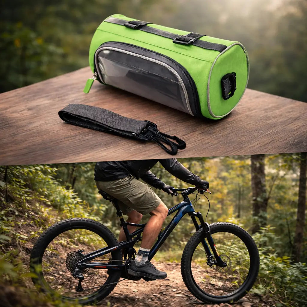 CYCLORA – Sac de rangement pour vélo avec écran tactile pour un accès pratique en cours de route