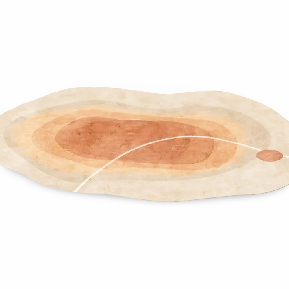 Tapis FancyFluff - Tapis de salon - Tapis de forme irrégulière - Tapis doux pour la chambre