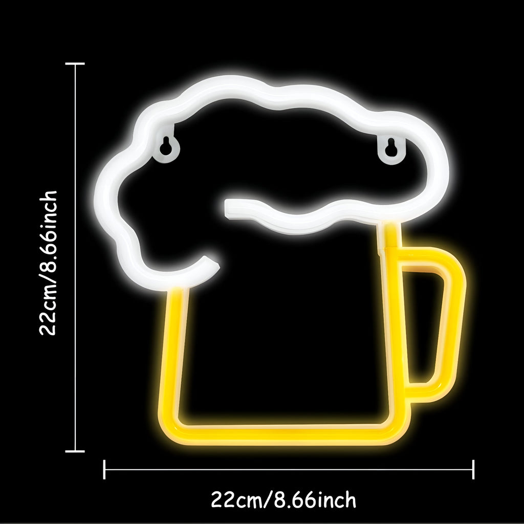 Panneau LED néon fastfood – panneau coloré pour bar et restaurant