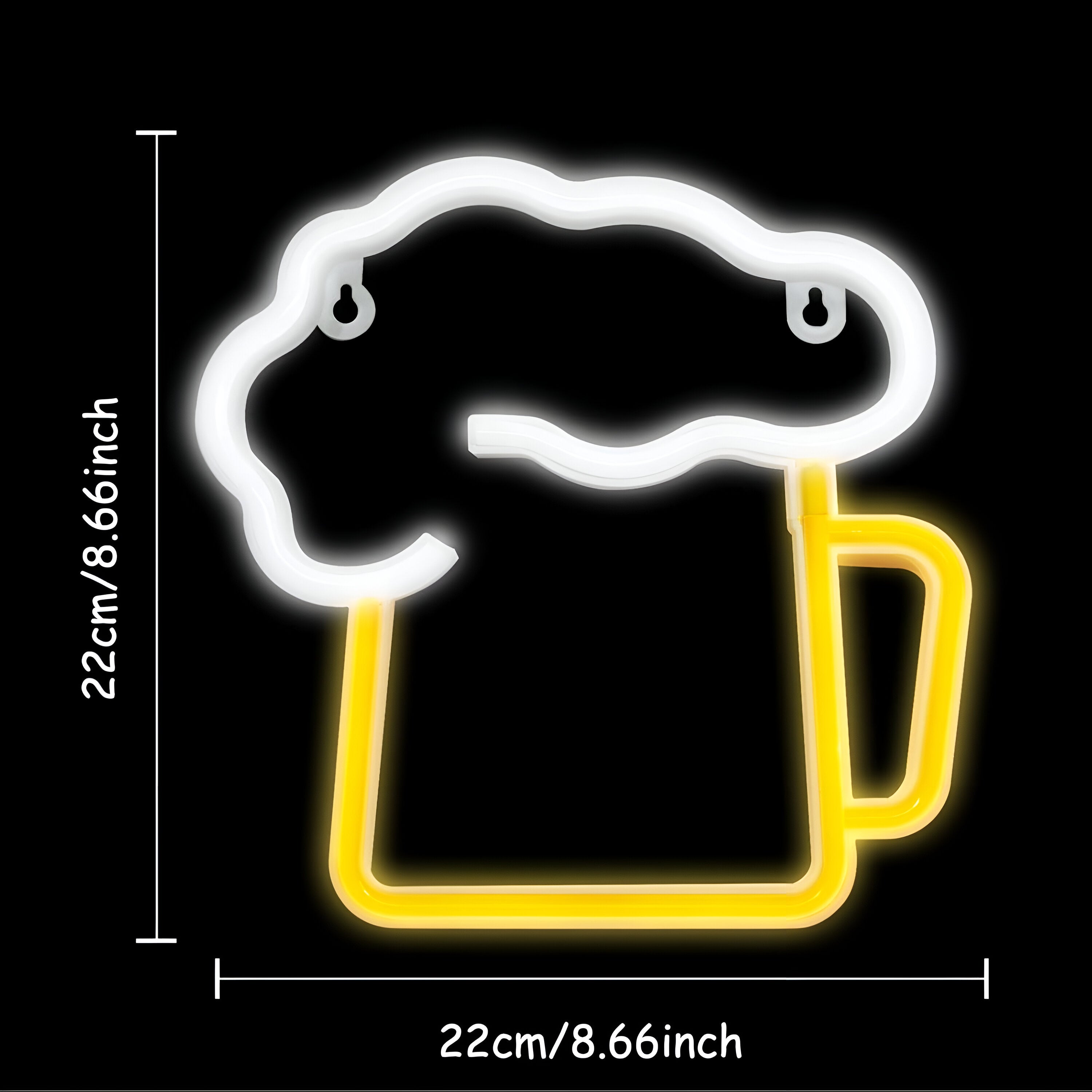 Panneau LED néon fastfood – panneau coloré pour bar et restaurant