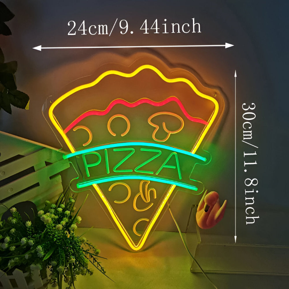 Panneau LED néon fastfood – panneau coloré pour bar et restaurant