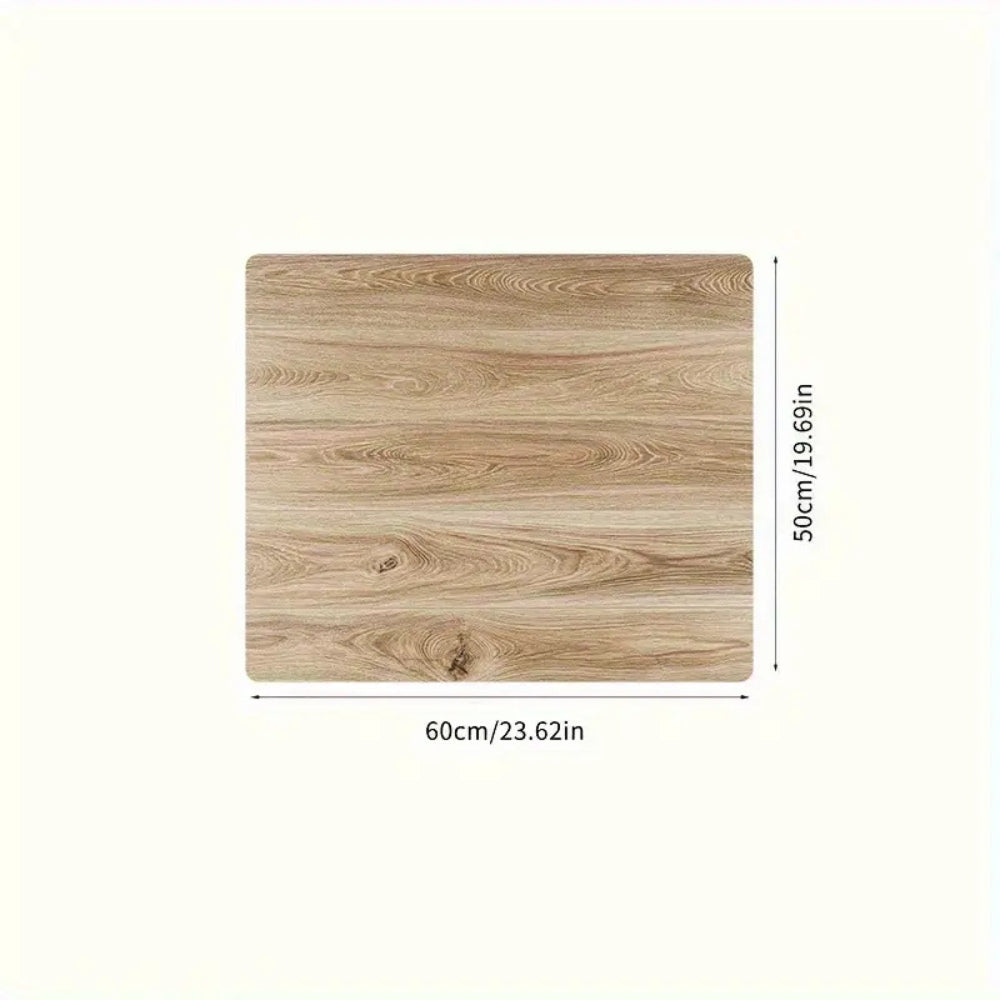 Tapis Protecteur en Fausse Texture Bois