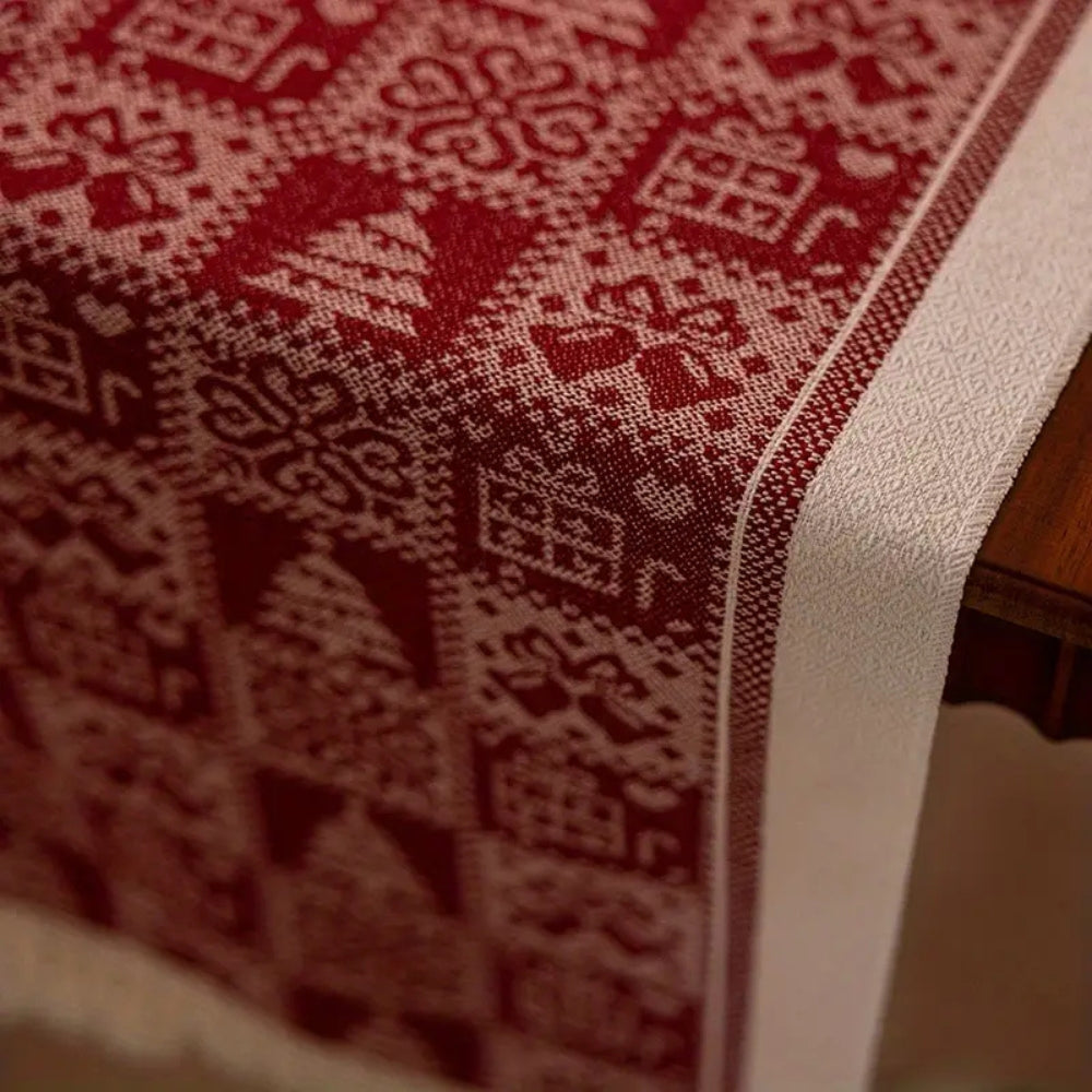 Nappe de Table Élan de Noël Festif