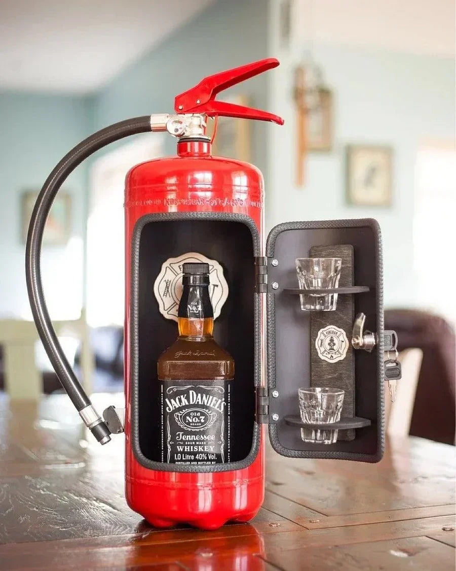 Extincteur | Extincteur de bar caché | Compartiment secret pour boissons | FireBar