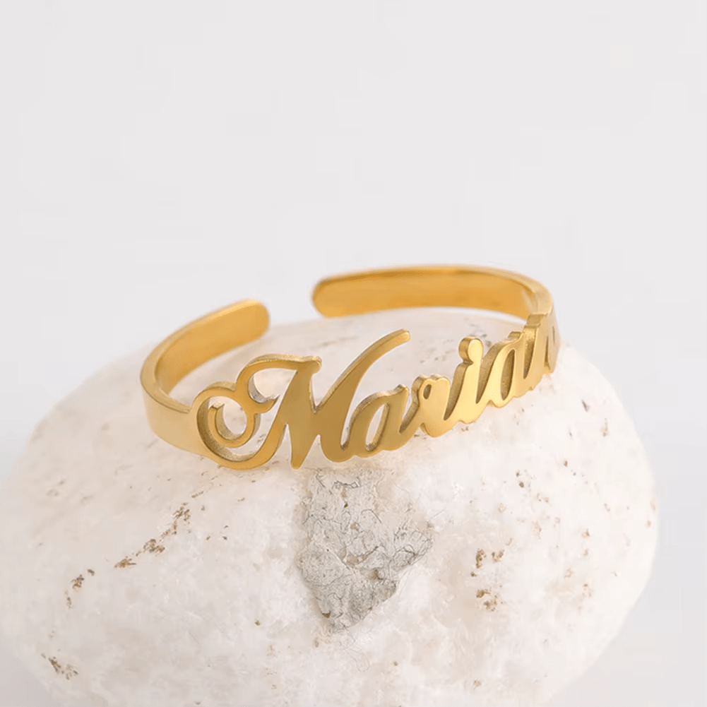 Bague Personnalisée avec 1 à 4 Noms Gravés