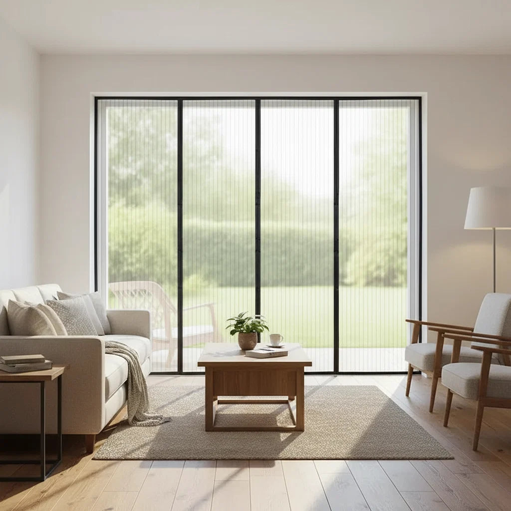 SCREENLIX – Rideau de porte magnétique à fermeture automatique pour maisons et patios