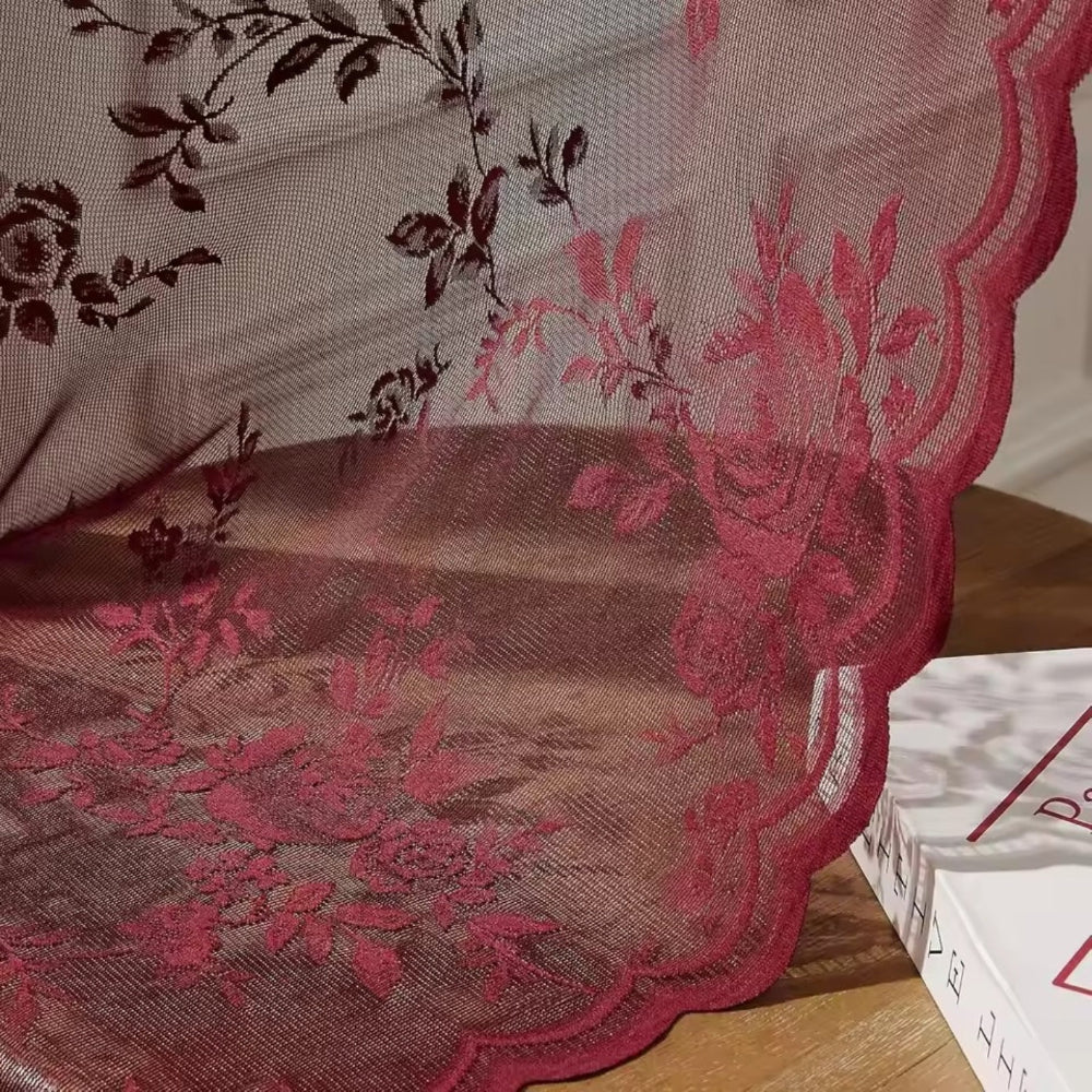 Rideaux Sheer Floral Grace