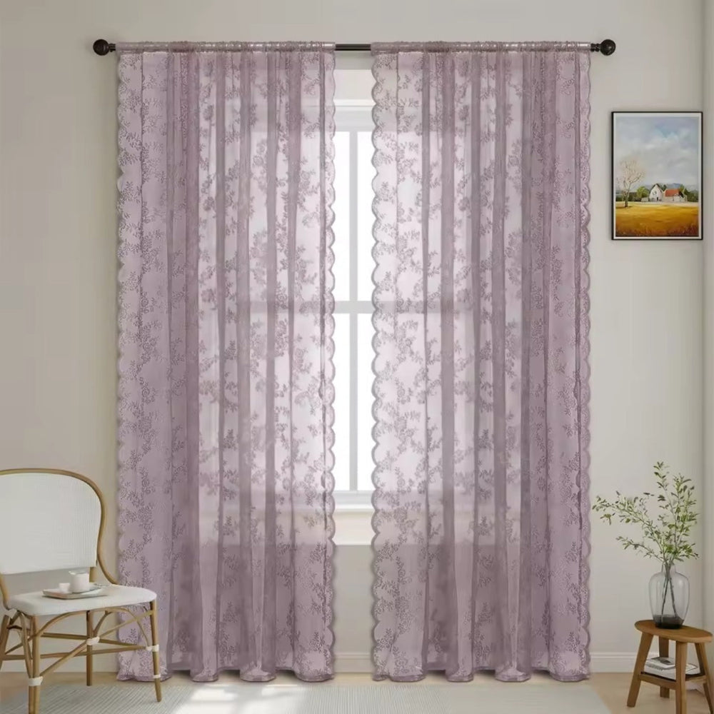 Rideaux Sheer Floral Grace